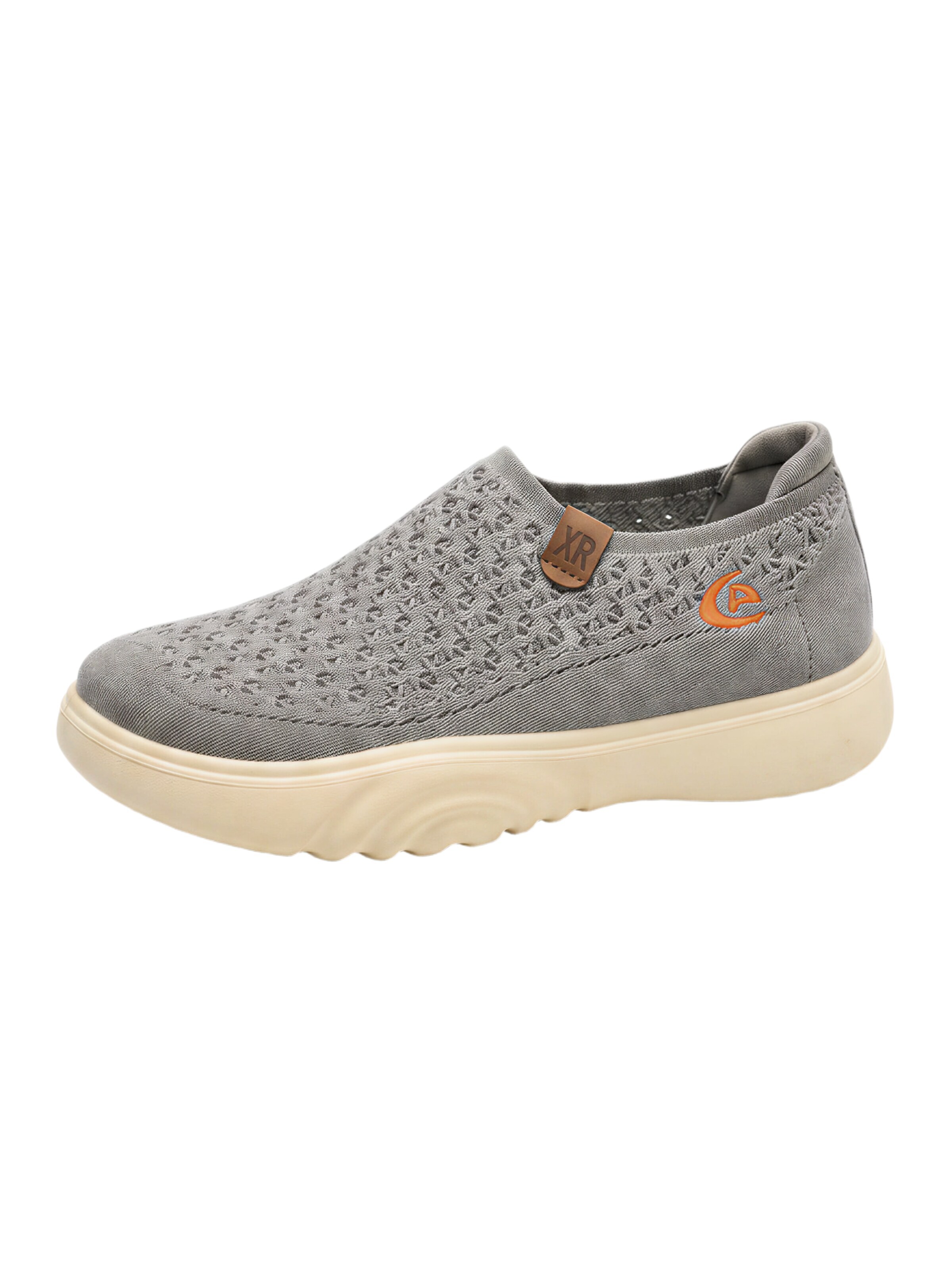 BONVERANO Slipper 'Damen Slip-On Walking Sneaker'‌‌‌‌‌‌ in Grau: Vorderseite