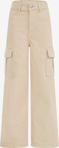 WE Fashion Wide leg Trousers in Beige: front