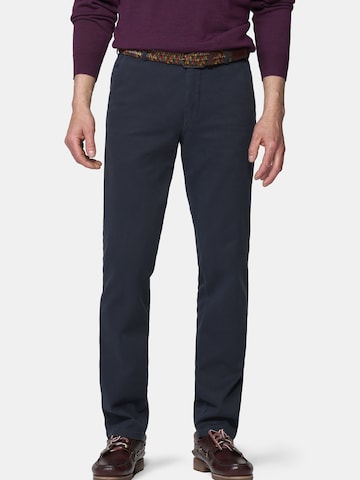 Regular Pantalon chino 'Bonn 2-3615' MEYER en bleu : devant