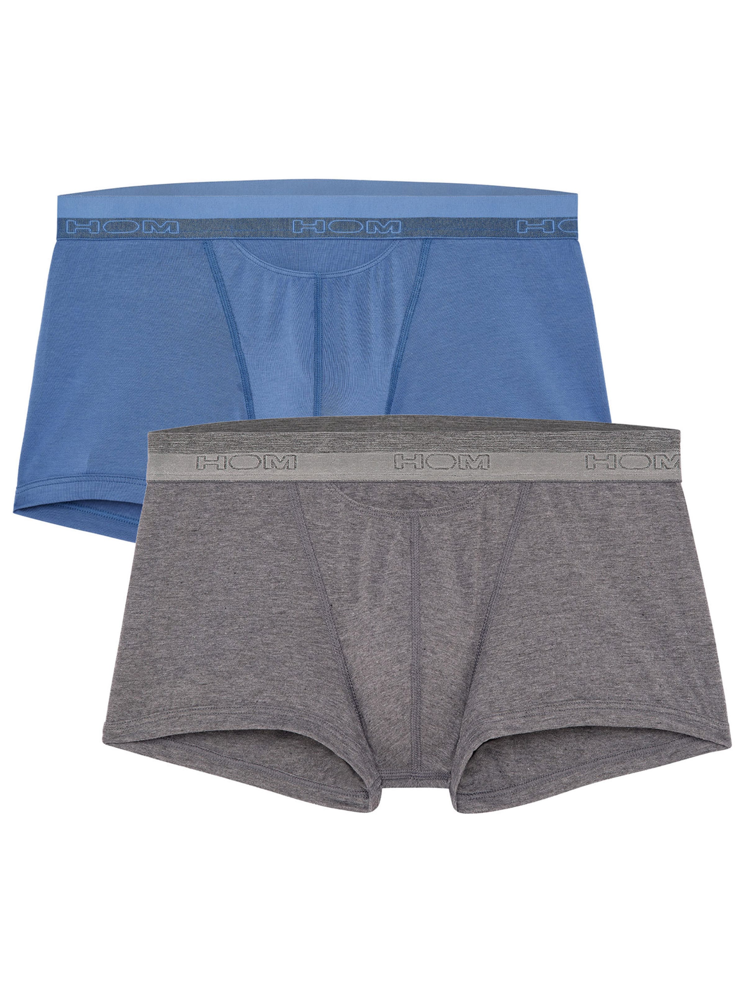 HOM Boxershorts ' Boxer Briefs HO1 ' in Blauw: voorkant