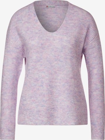 STREET ONE Sweater in Purple: front