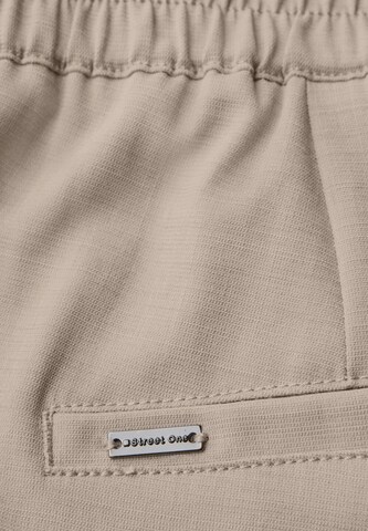 STREET ONE Slimfit Hose in Beige