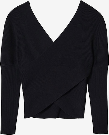 MANGO Sweater in Black: front