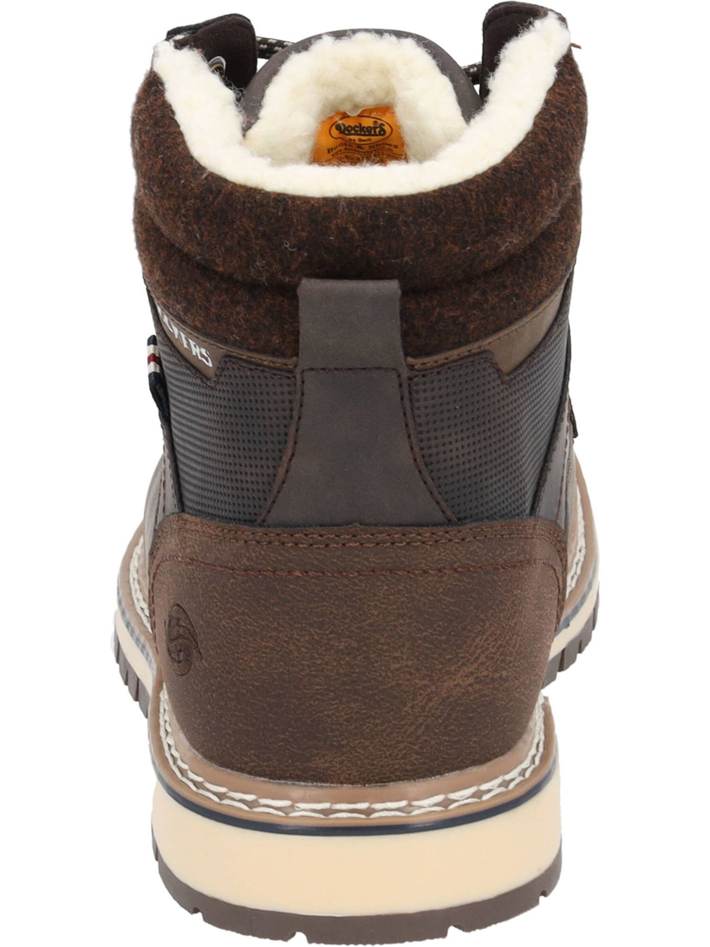 Dockers Lace-Up Boots in Brown