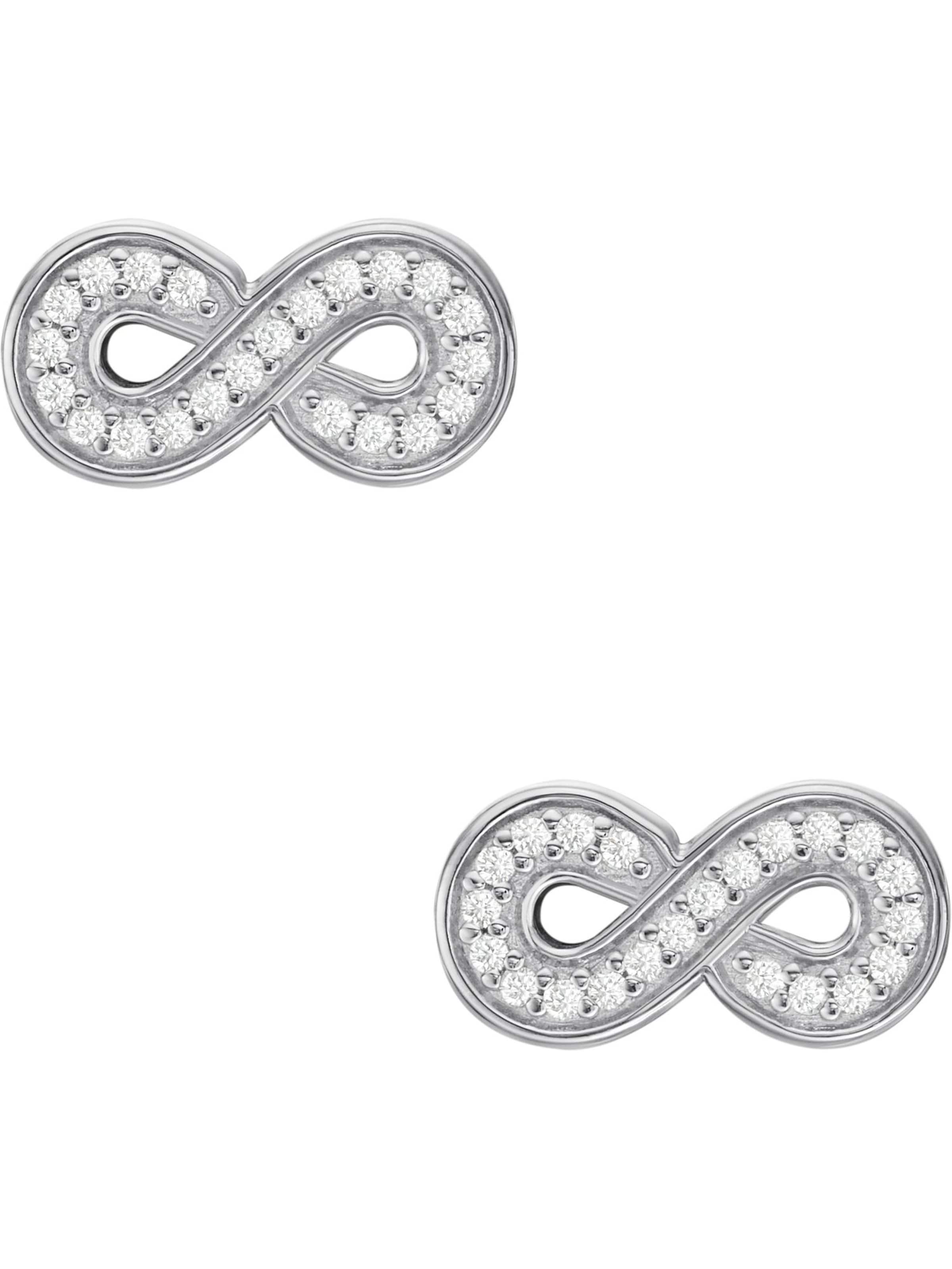 FOSSIL Σκουλαρίκια σε ασημί: μπροστά