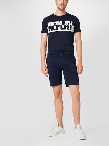 Hackett London Regular Shorts 'KENSINGTON' in Blau: predná strana