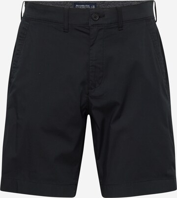 Abercrombie & Fitch Regular Chino 'ALL DAY' in Zwart: voorkant