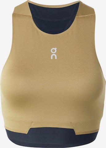 OnBustier Sportski grudnjak - zelena boja: prednji dio
