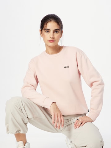 VANSSweater majica - roza boja: prednji dio