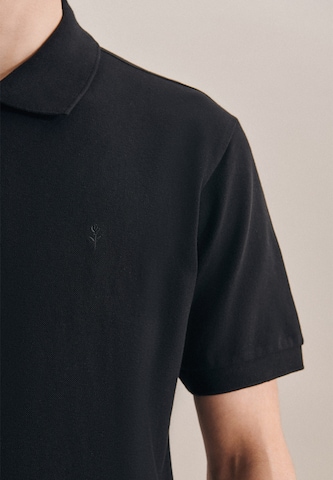 SEIDENSTICKER Poloshirt in Schwarz