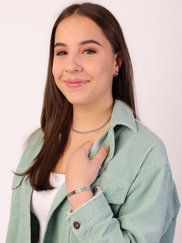Boucles d'oreilles Lucardi en argent : devant