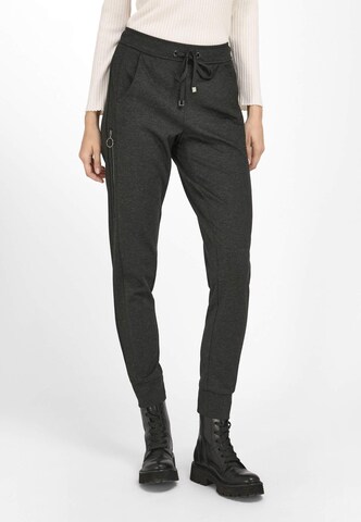 Regular Pantalon de sport Peter Hahn en gris : devant