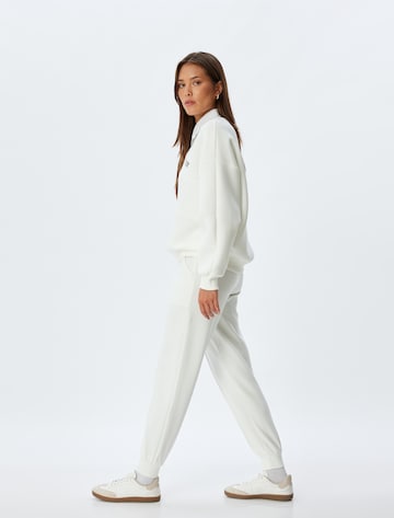 Koton Tapered Trousers in White
