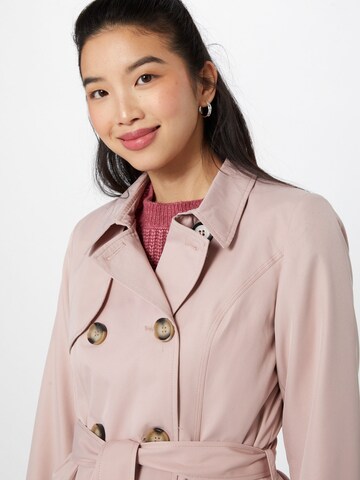 Manteau mi-saison 'ONLValerie' ONLY en rose