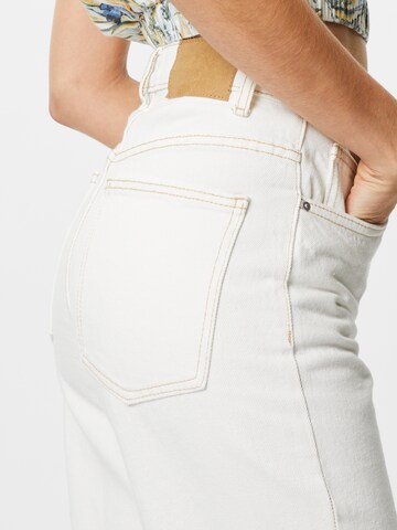 Cotton On Zvonové kalhoty Džíny – bílá