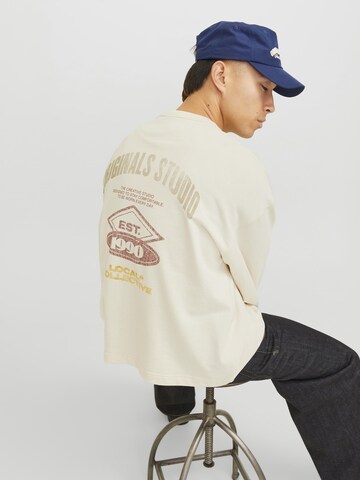 JACK & JONES Sweatshirt i hvid