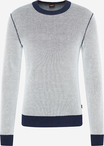 BOSS Sweater 'Antarolo' in Blue: front