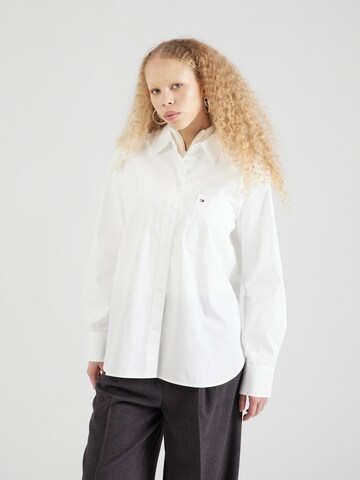 TOMMY HILFIGER - Blusa 'Essential' en blanco: frente