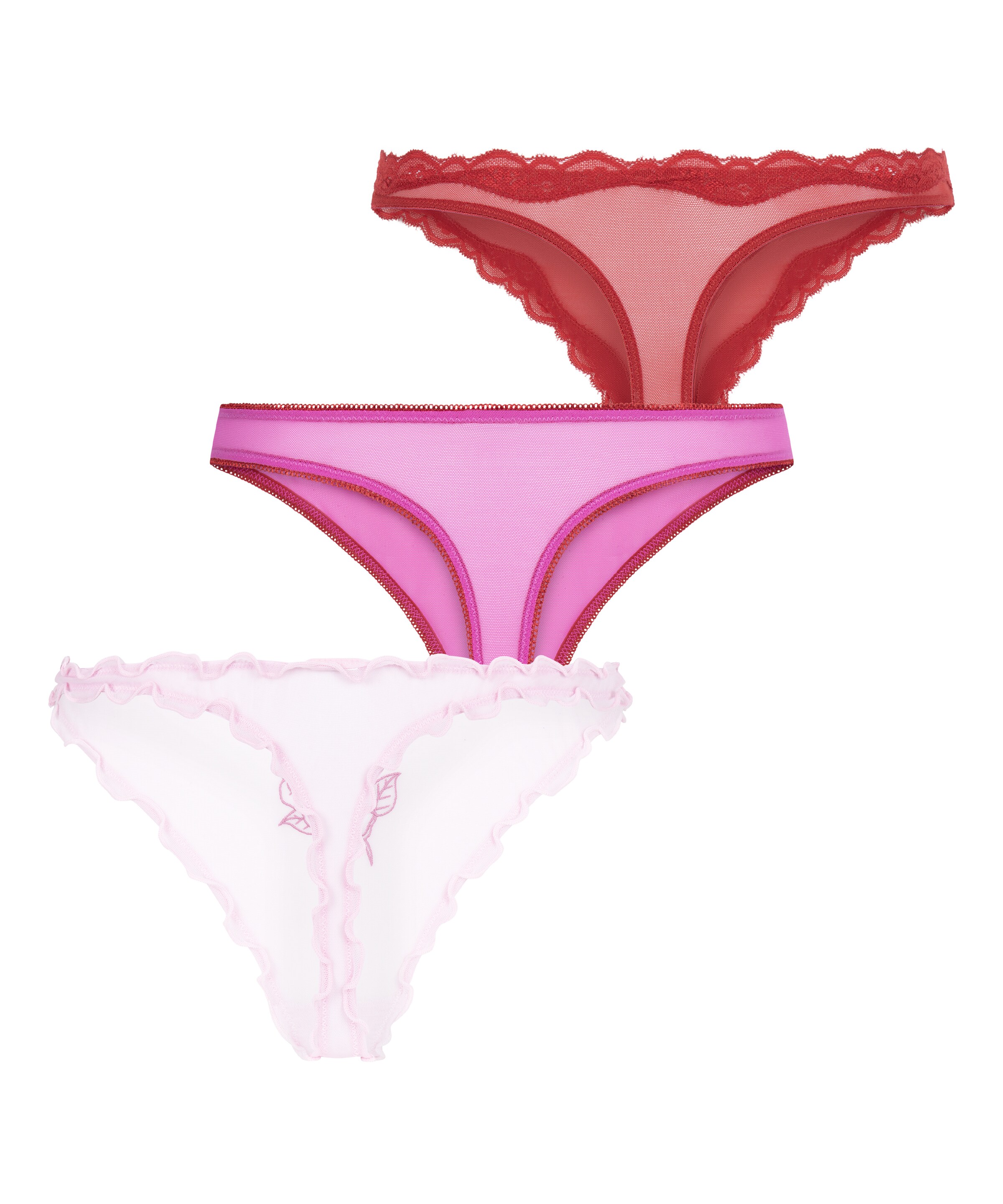 String 'Valentine' Hunkemöller en rouge