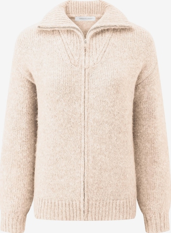 SASSYCLASSY Oversized Cardigan in White: front