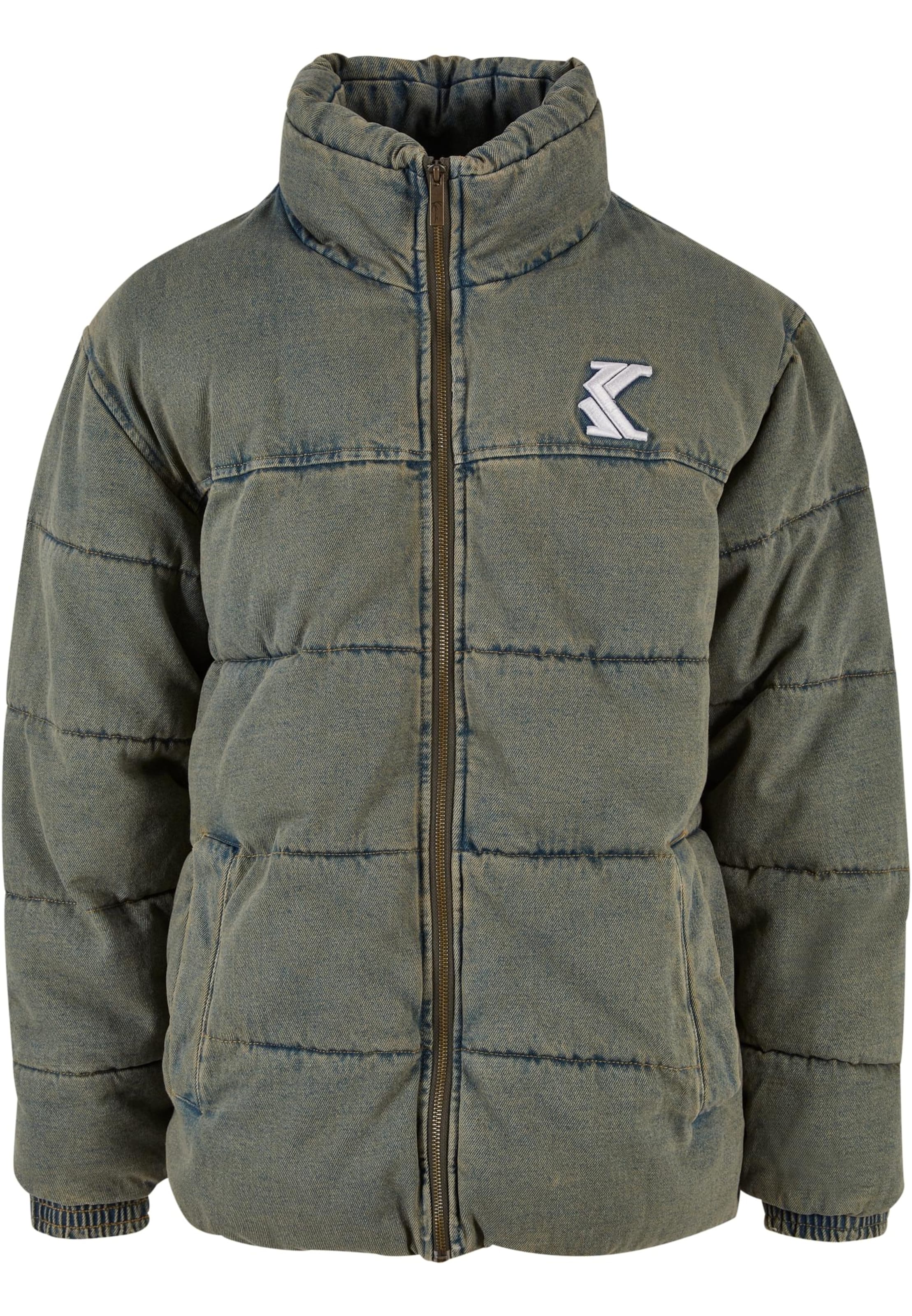 Giacca invernale '224-019-1' di Karl Kani in blu: frontale