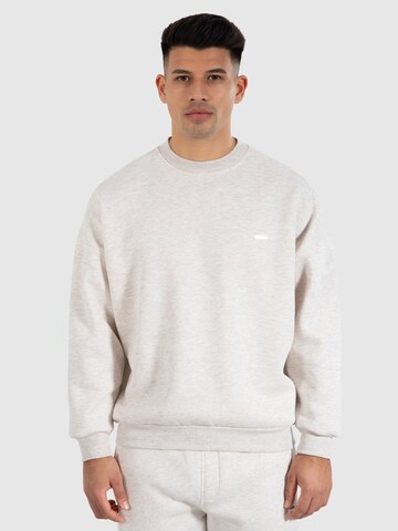 Smilodox Sweatshirt 'Kade' in Beige: front