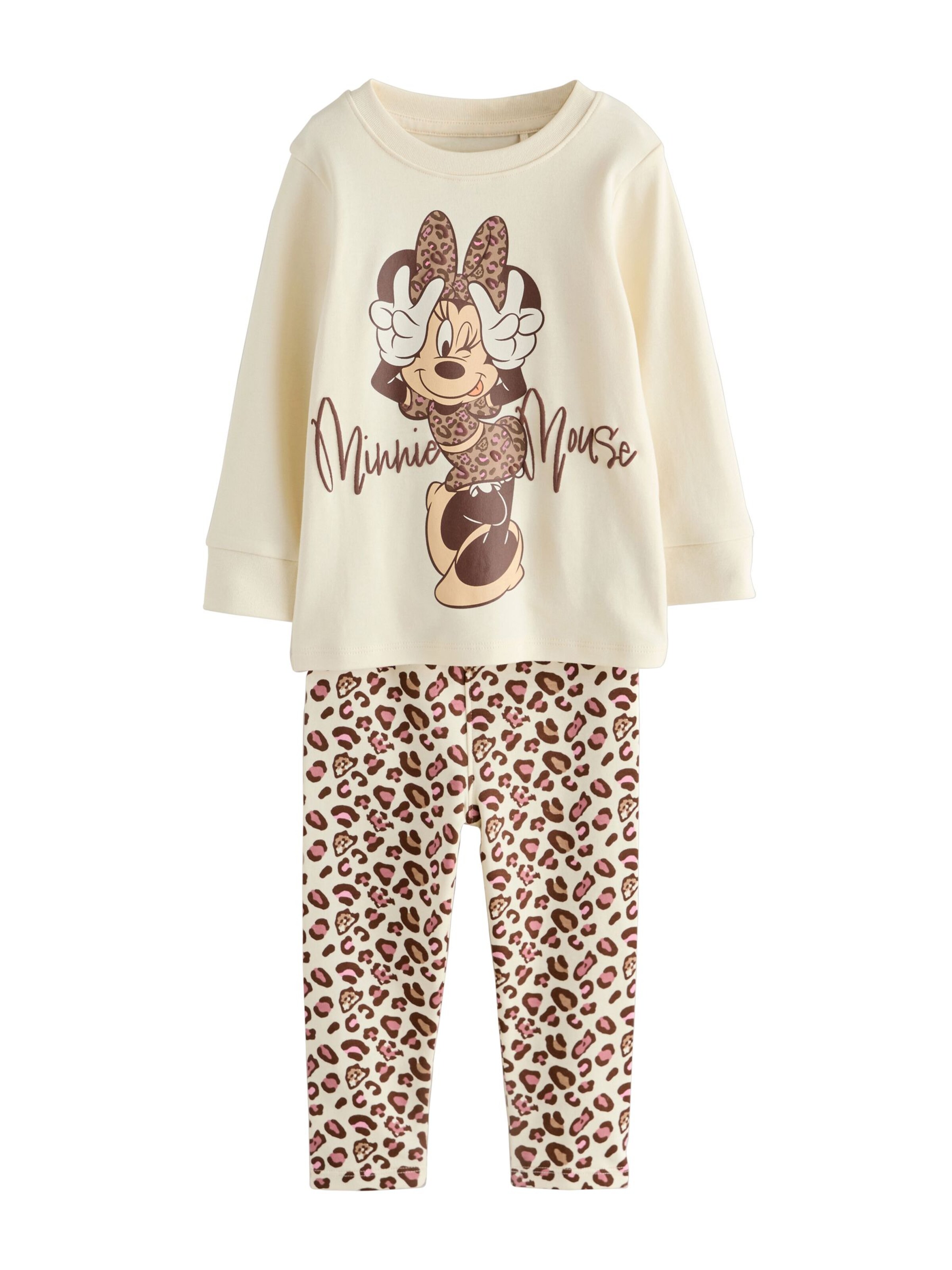 Next Pyžamo 'Minnie Mouse' – hnědá