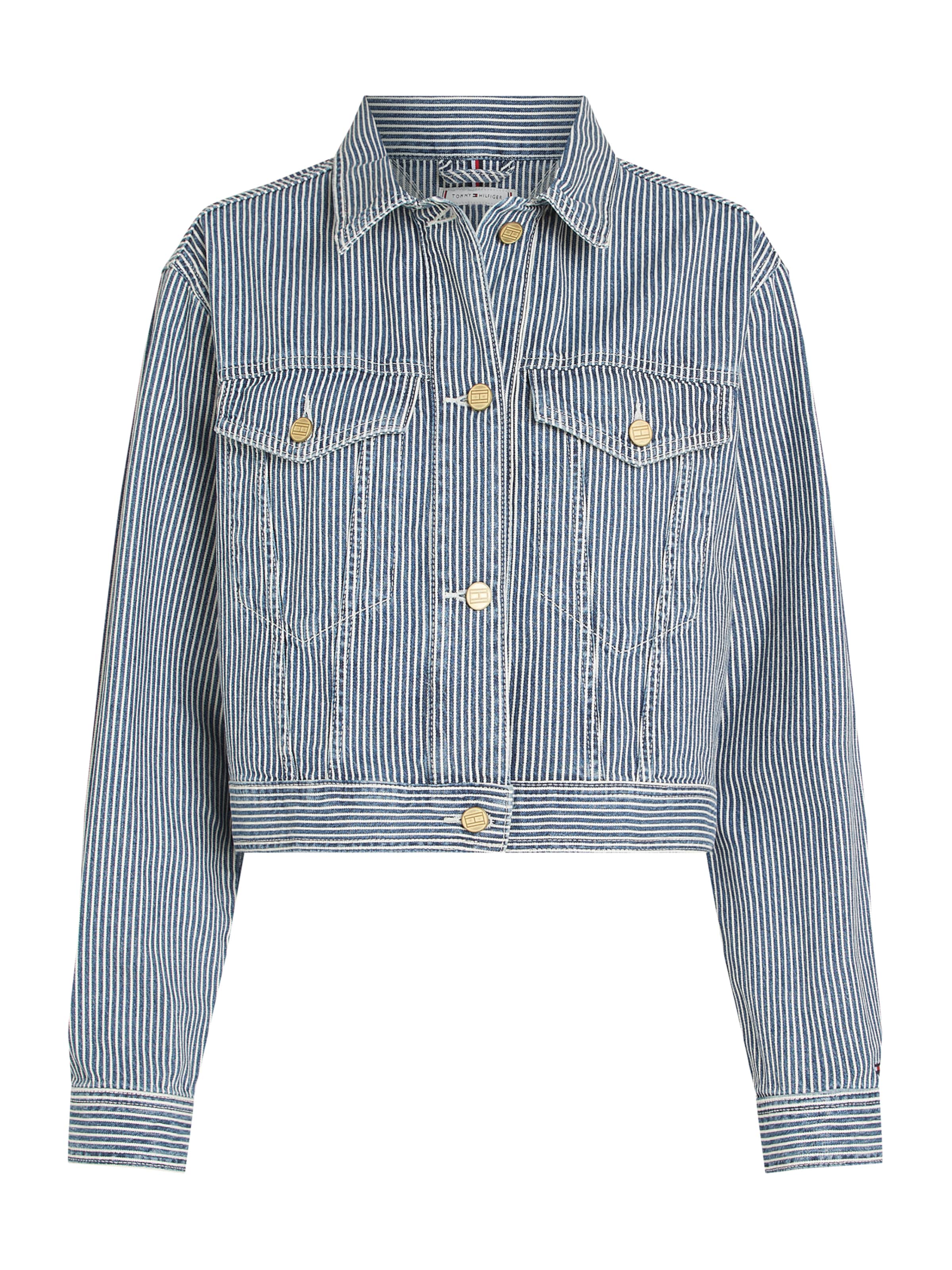 TOMMY HILFIGER Átmeneti dzseki - kék: elől