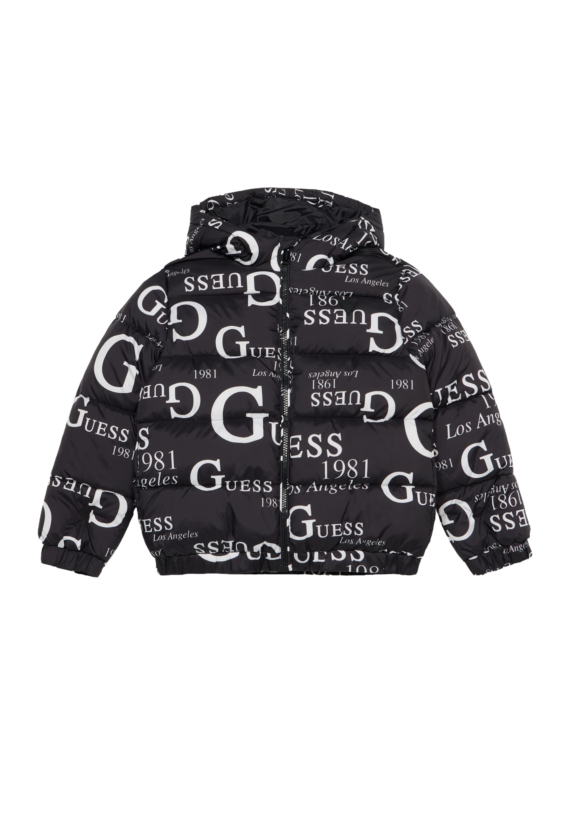 GUESS - Chaqueta de entretiempo en negro: frente
