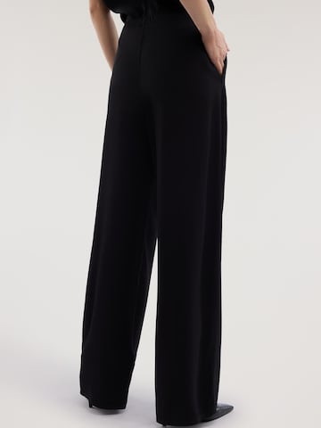 Trussardi Wide leg Broek in Zwart