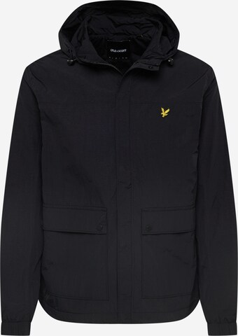 Lyle & ScottRegular Fit Prijelazna jakna - crna boja: prednji dio