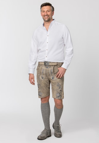 STOCKERPOINT Comfort fit Klederdracht overhemd 'Alex' in Wit