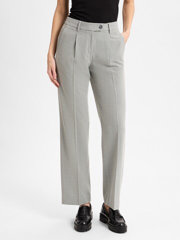OPUS Wide leg Broek 'Morina' in Grijs: voorkant