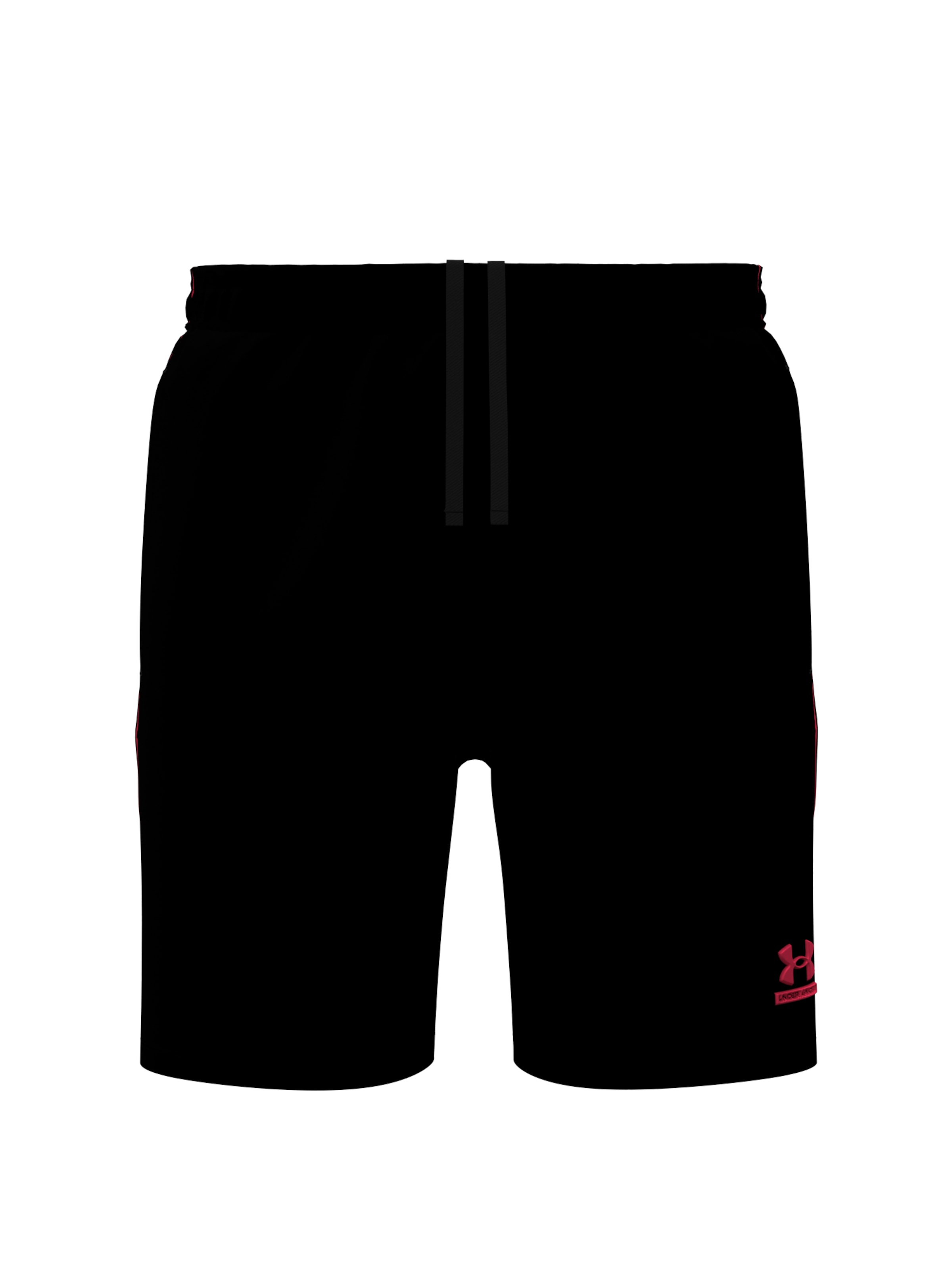 UNDER ARMOUR Regular Sportbroek 'Tech' in Zwart: voorkant