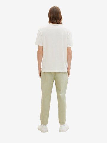 Tapered Pantaloni de la TOM TAILOR DENIM pe verde