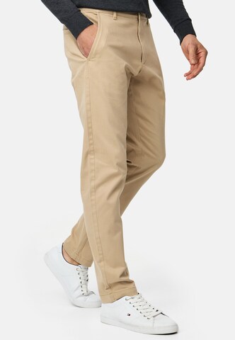 INDICODE JEANS Regular Chinohose in Beige