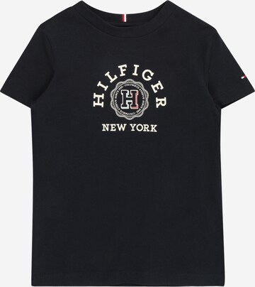 T-Shirt TOMMY HILFIGER en bleu : devant