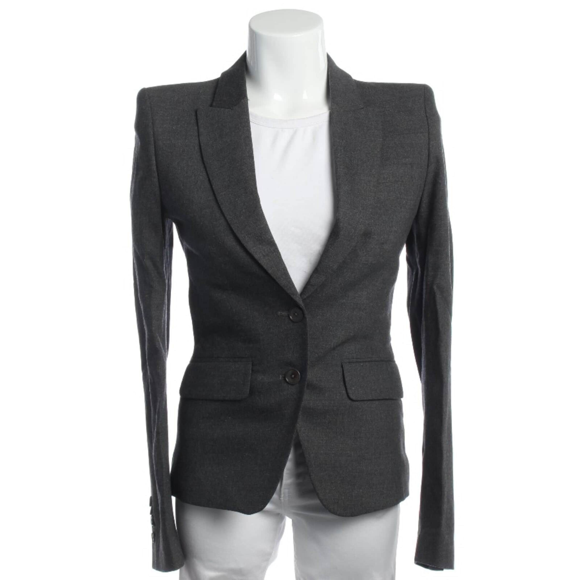 DRYKORN Blazer in XS in Grey: front
