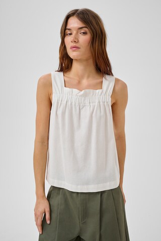My Essential Wardrobe - Blusa 'DIas' em branco