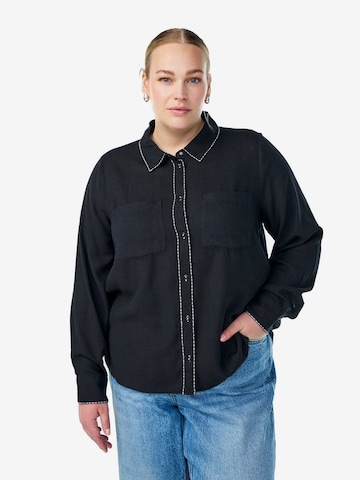 ZizziBluza 'Esmile' - crna boja: prednji dio