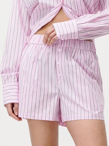 LeGer by Lena Gercke Loose fit Trousers 'Farine' in Pink: front