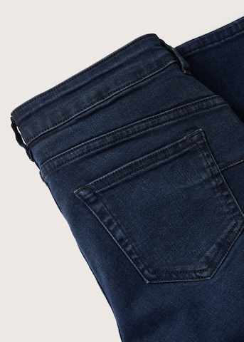 MANGO Skinny Jeans 'Pushup' in Blau