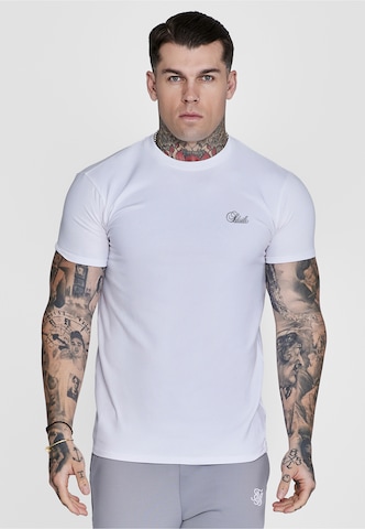 SikSilk Shirt 'Essentials' in Wit: voorkant