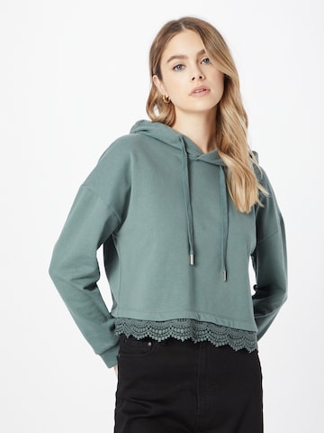 ABOUT YOU Sweatshirt 'Letizia' in Groen: voorkant