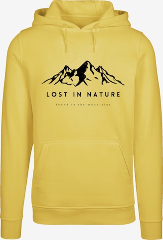 F4NT4STIC Sweatshirt 'Lost in nature' in Gelb: predná strana