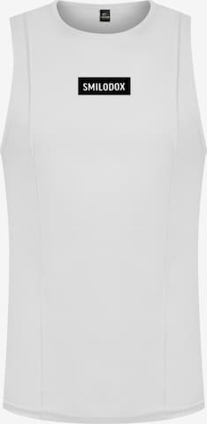 T-Shirt fonctionnel 'Richard' Smilodox en blanc : devant