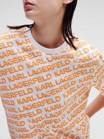 oranžinė Karl Lagerfeld Marškinėliai