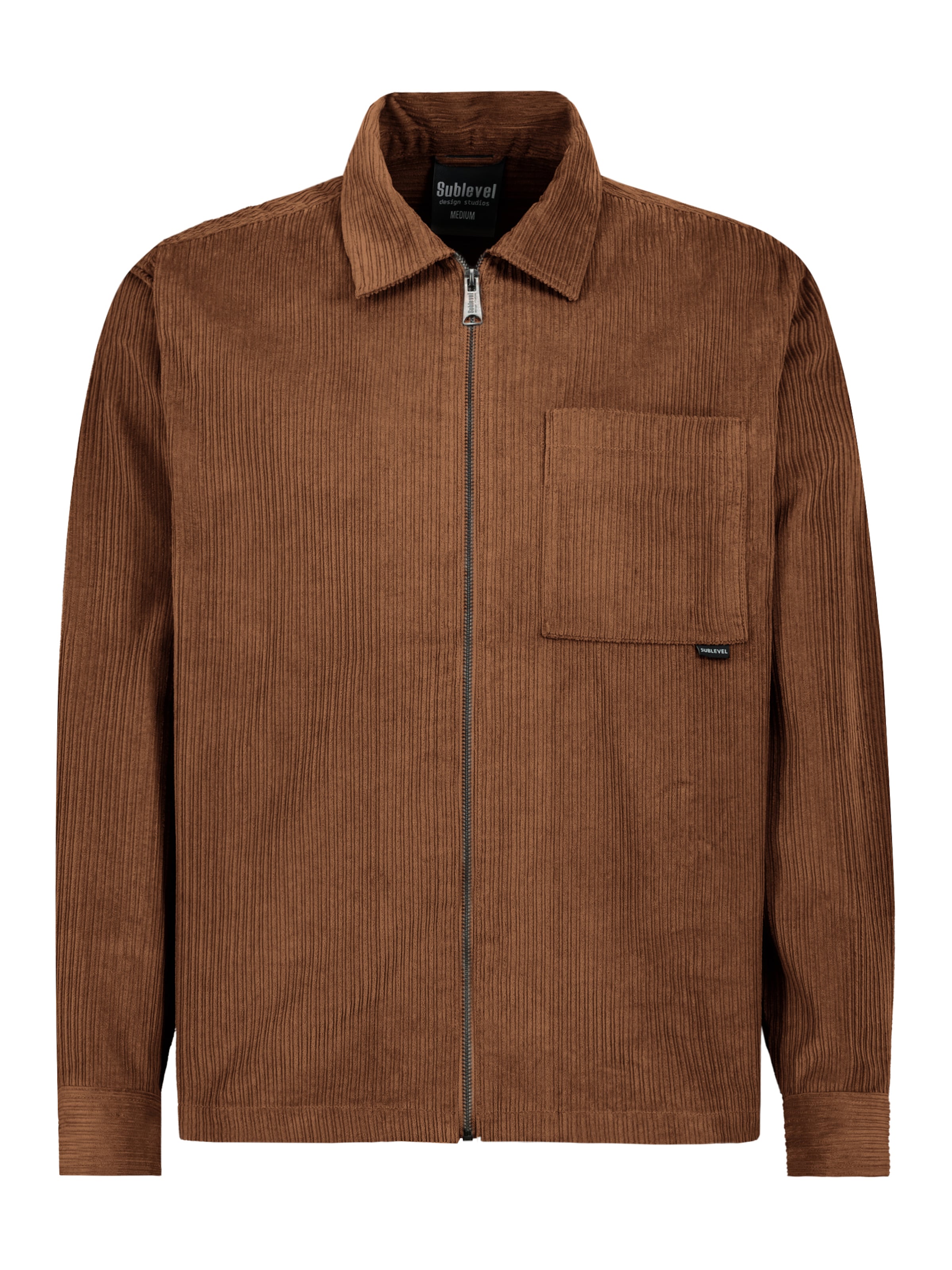 Sublevel Between-season jacket in Brown: front
