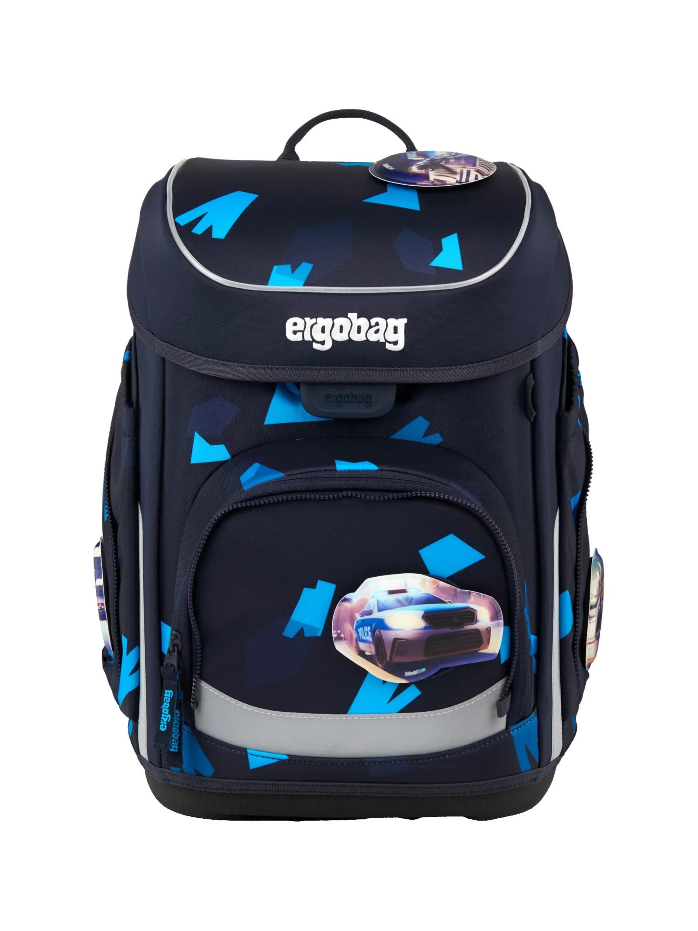 ergobag Backpack 'Schulranzen-Set cubo Set' in Blue
