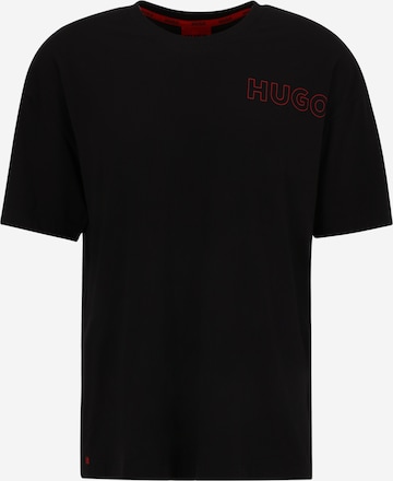 HUGO Red Тениска 'Unite' в черно: отпред